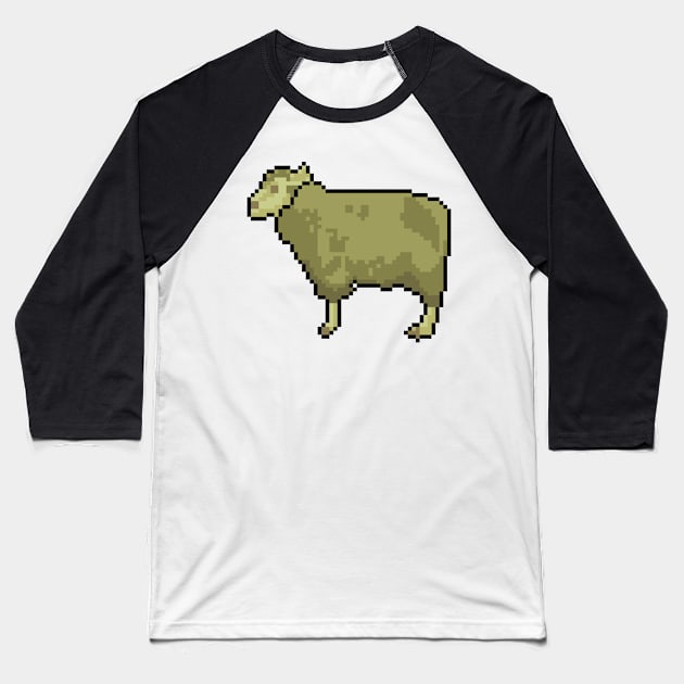 Threads of Beauty sheep Baseball T-Shirt by Pixel.id